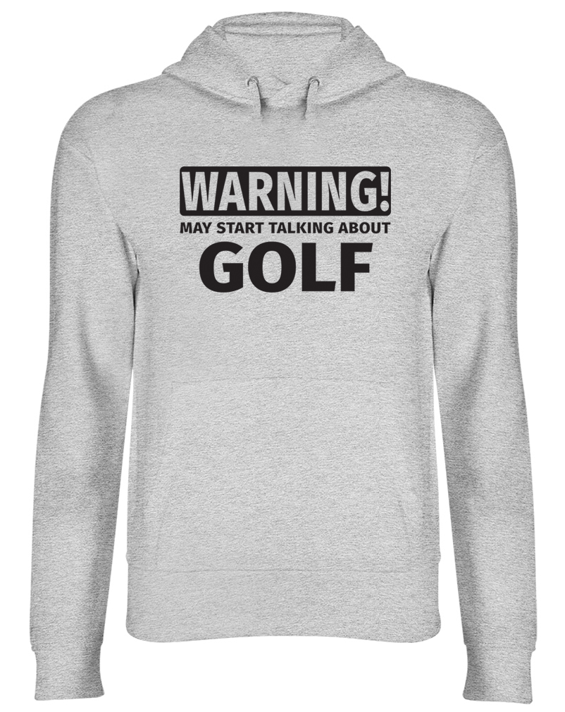 Warning May Start Talking about Golf Hooded Top Mens Womens Hoodie eBay